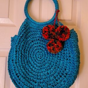 Wicker summer bag